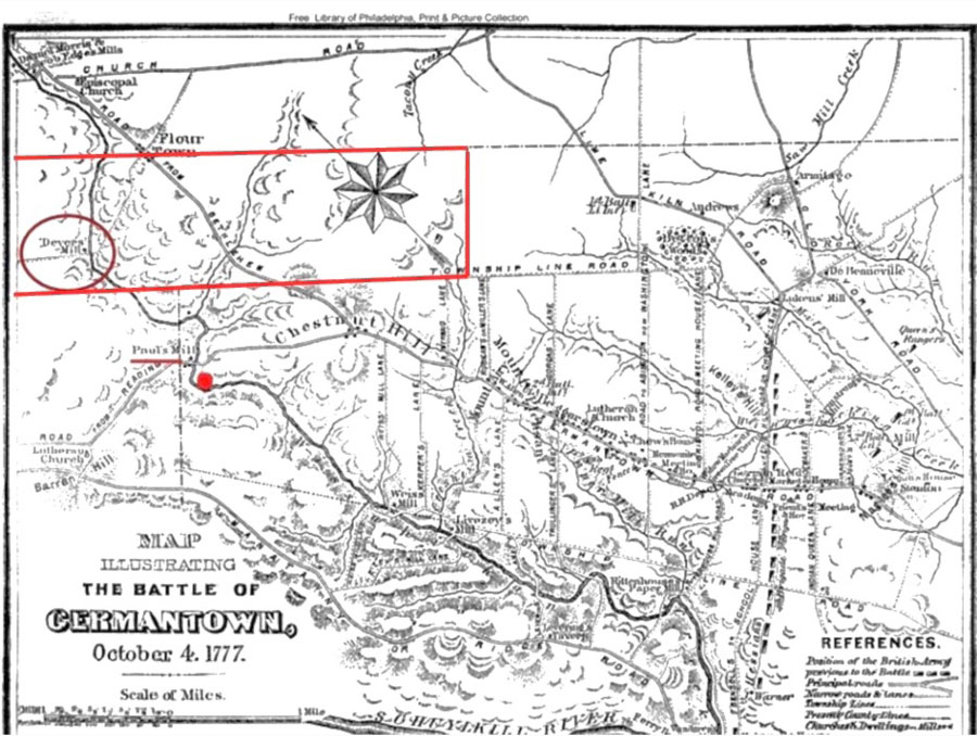 1777-Map(BattleofGermantown)