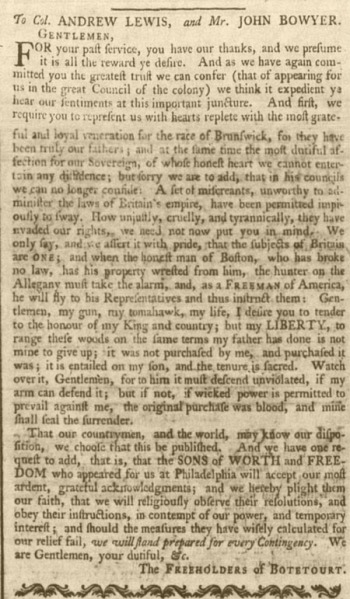 1775-Article(BotetourtFreeholders)